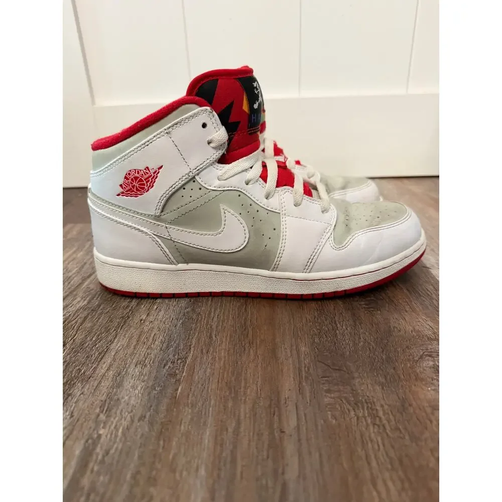 Jordan 1 Mids HARE Bugs Bunny SE 2015 Nike Basketball Sneakers in Size 6.5Y GUC